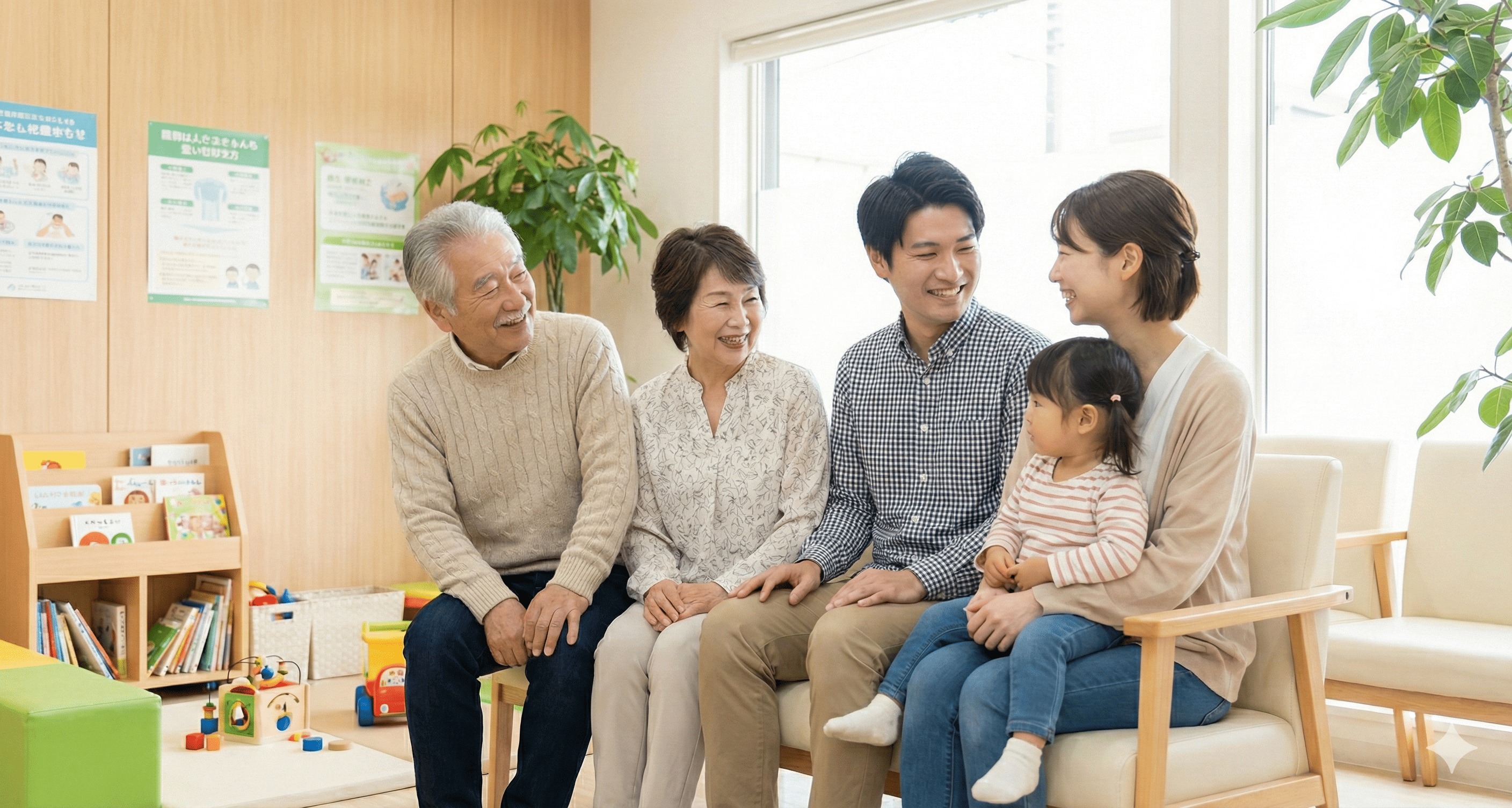 家族みんなで通えるクリニック